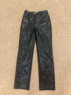 Aritzia Wilfred leather pants